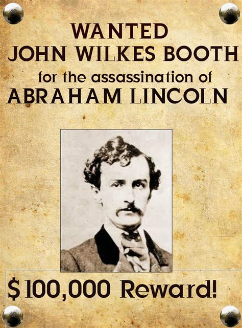 john wilkes booth wanted poster original|File:John Wilkes Booth wanted poster new.jpg